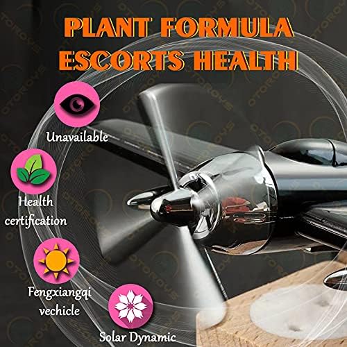 Car Solar Aircraft Air Freshener Airplane Aromatherapy Diffuser Ornaments Mini Car Perfume