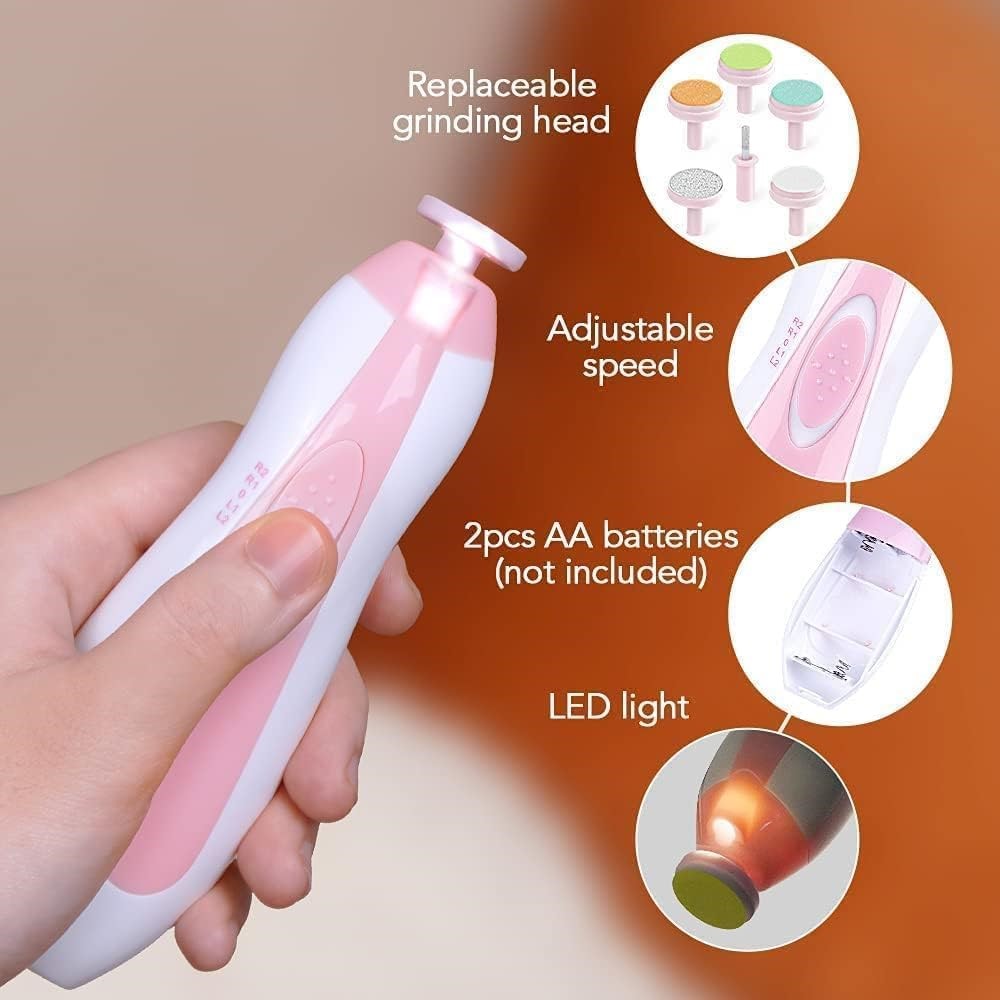 Baby Nail Trimmer Electric Safe Baby Nail Grooming kit