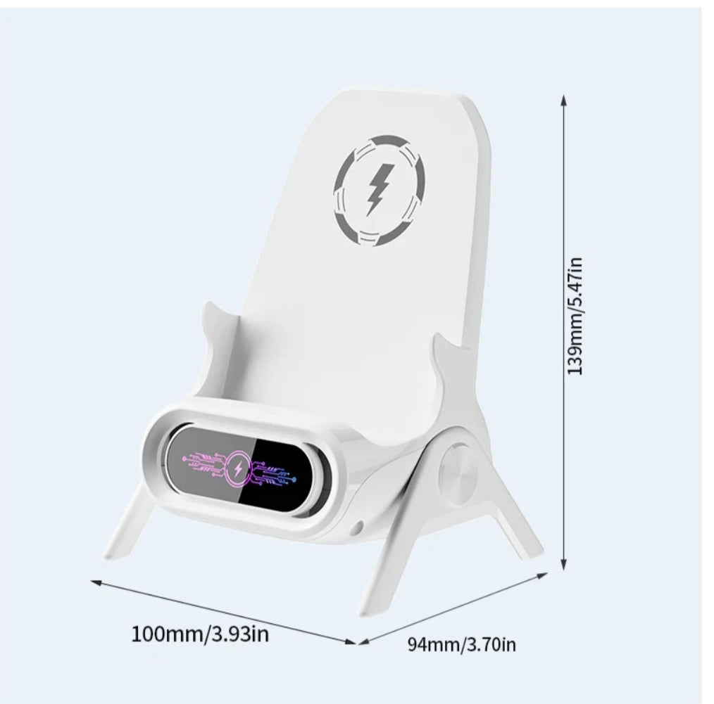 Mini Chair Wireless Fast Charger Multifunctional Phone Holder