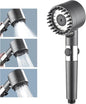 Multifunctional 4 in 1 high pressure massage Handheld shower head with 3 mode adjustment, One-button Adjustment Shower Head And Sprinkler with 1.5m...