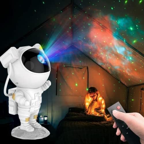 Astronaut Galaxy Projector Light for Bedroom For Birthday Gifts, LED - Astronaut Projector (White)