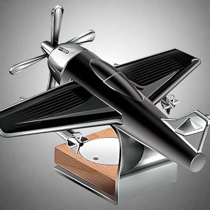 Car Solar Aircraft Air Freshener Airplane Aromatherapy Diffuser Ornaments Mini Car Perfume