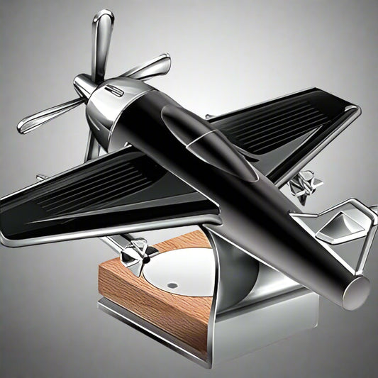 Car Solar Aircraft Air Freshener Airplane Aromatherapy Diffuser Ornaments Mini Car Perfume