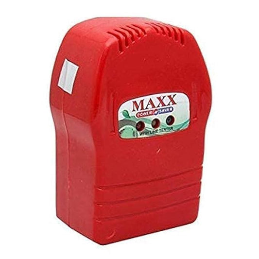 Maxx Power Saver Gold Electricity Saving Device (ISI) (40% Save Upto Electricity Bill Everyday) Bill Saver – Pack of 1 (Red)