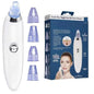Derma Suction Blackhead Remover Tool – Electric Pore Vacuum Cleaner with 4 Suction Heads for Deep Facial Cleansing, Acne, Pimple & Oil Removal – USB Rechargeable