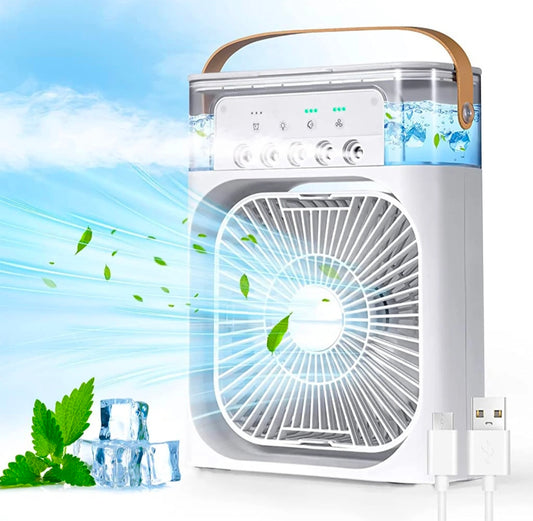 Portable Humidifier Air Cooler Mist Fan Mini Cooler for Home