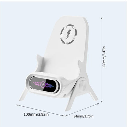 Mini Chair Wireless Fast Charger Multifunctional Phone Holder