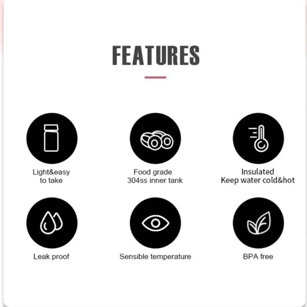 smart Digital temperature water bottle