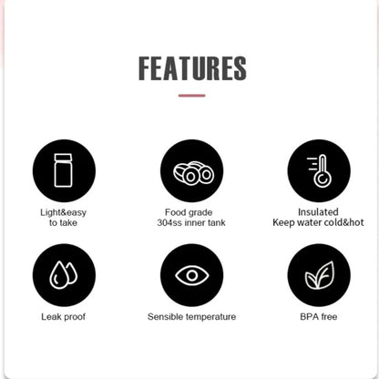 smart Digital temperature water bottle