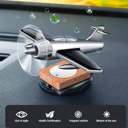 Car Solar Aircraft Air Freshener Airplane Aromatherapy Diffuser Ornaments Mini Car Perfume