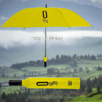 Compact Bottle Umbrella – Portable Folding Umbrella in Wine Bottle Case for Travel, Purse & Daily Use